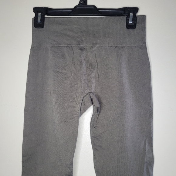 Lazuli label leggings Womens Large Green Seamless Thick Waist Contour Stretch - Picture 8 of 8
